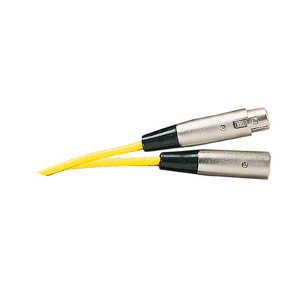 XLR male to XLR female yellow, 6m (AMQ26G) (image for) XLR male to XLR female yellow, 6m (AMQ26G)