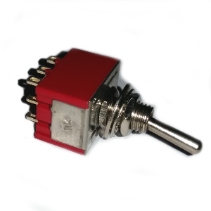 Miniature Toggle, 3PDT (ANA65G) (image for) Miniature Toggle, 3PDT (ANA65G)