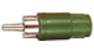 (image for) RCA Green plastic plug (ANP40G)