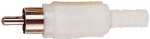 (image for) RCA Plug White, with sleeve (ANP49G)