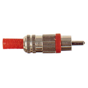(image for) RCA/Phono Red hi-grade metal plug (ANP73G)