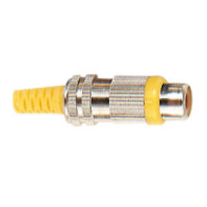 (image for) RCA Yellow high grade socket inline (ANP97G)