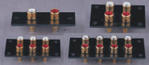 (image for) RCA 8way gold plated panel sockets (ANQ17G)