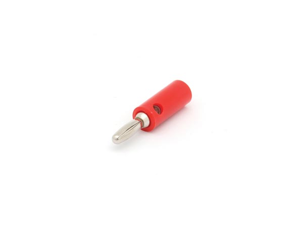 Red High Quality Solderless Banana Plug (ANQ20G) (image for) Red High Quality Solderless Banana Plug (ANQ20G)