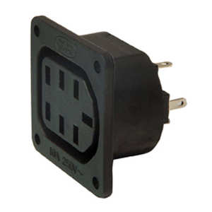 10A AC 7 Pin IEC Chassis Socket (ANQ43G) (image for) 10A AC 7 Pin IEC Chassis Socket (ANQ43G)
