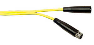 XLR Socket to XLR Plug, Yellow 6m (ANV12G) (image for) XLR Socket to XLR Plug, Yellow 6m (ANV12G)