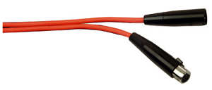XLR Socket to XLR Plug, Red 6m (ANV13G) (image for) XLR Socket to XLR Plug, Red 6m (ANV13G)
