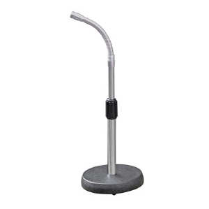 (image for) Black/Chrome Base Desk Stand and Gooseneck (ANW32G)