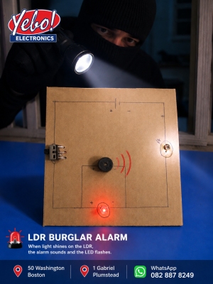 (image for) House Alarm LDR without Transistor (ANY06I)