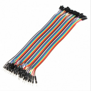 (image for) 40 PIN 20cm JUMPER WIRE MALE TO FEMALE (ARD13E)
