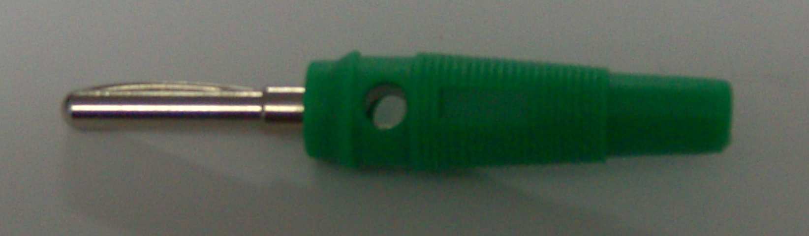 4mm High Quality Solderless Banana Plug, Green (BCM03G) (image for) 4mm High Quality Solderless Banana Plug, Green (BCM03G)