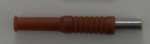 Slim Banana Plug, Brown (BCM04G) (image for) Slim Banana Plug, Brown (BCM04G)
