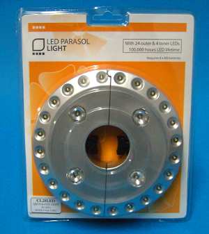 (image for) LED Parasol Light, 28 LEDs (BCM66G)