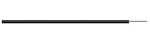 (image for) Eqp wire solid core 1mm Copper Black, 100 m (CBL21S)
