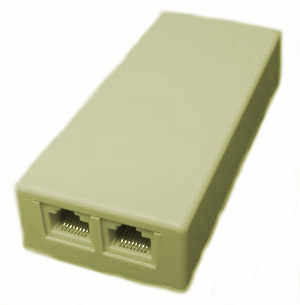 (image for) Twin CAT5 Outlet, Surface Mount (CPT03S)