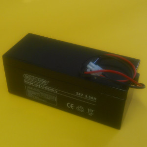 (image for) Gate Motor Backup Battery, 24V 3.5Ah With Cable (ETS50S)