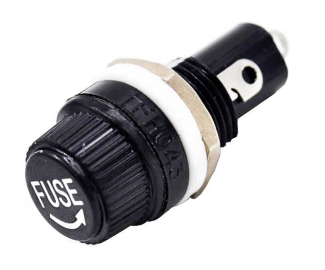 (image for) 20mm Panel Fuse holder Thumbscrew Cap (FUH025)