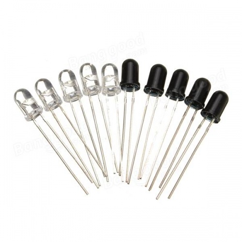 Infra-red 5MM RECEIVER (LIR172) (image for) Infra-red 5MM RECEIVER (LIR172)