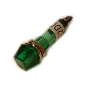 (image for) 12V Panel Indicator, Green (LPL013)