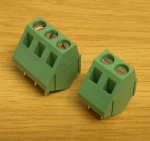 (image for) PCB Terminal 5mm 3-way 45 degree (PLB623)