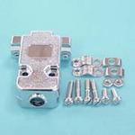 D-sub 9pin hood Silver Plastic (PLD921) (image for) D-sub 9pin hood Silver Plastic (PLD921)