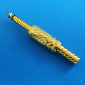 (image for) 6.35mm Gold Mono Plug (PLJ601)