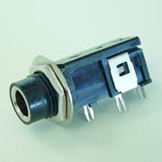 (image for) 6.35mm Mono Panel Socket Switched (PLJ626)