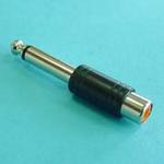 (image for) 6.35mm Mono Plug to RCA Socket (PLJ645)
