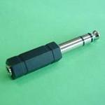 (image for) 6.35mm Stereo Plug to 3.5mm Stereo Socket (PLJ694)