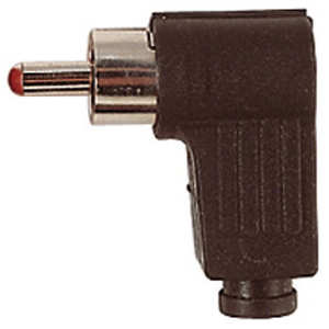 (image for) RCA Plug Right Angled, Black (PLP010)