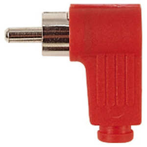 (image for) RCA Plug Right Angled, Red (PLP012)