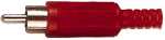 (image for) RCA Plug Red, with Sleeve (PLP014)