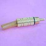 (image for) RCA Plug, Gold-Plated, Black (PLP031)