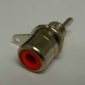 (image for) RCA Panel Socket Red (PLP104)