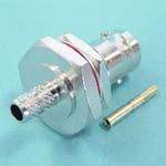 (image for) BNC Bulkhead Crimp Socket RG58 (PLR025)