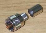 (image for) Crimp UHF Plug PL-259 for RG8/RG213 (PLR306)
