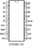 (image for) HT9205A - DTMF/Pulse Dialler IC (SEQ83H)