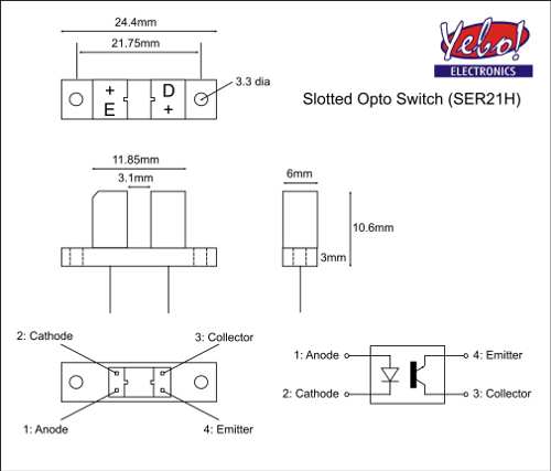 (image for) Slotted Opto Switch, OPB866T55 (SER21H)