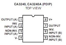 (image for) CA3240E Dual Op Amp (SER83H)