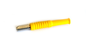 Slim Banana Plug Yellow (SES22H) (image for) Slim Banana Plug Yellow (SES22H)