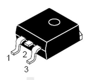 (image for) 7805 (+5V Regulator 1A) SMD (SET03H)