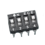 (image for) DIL Switch SPST Slim Quad (SWD024)