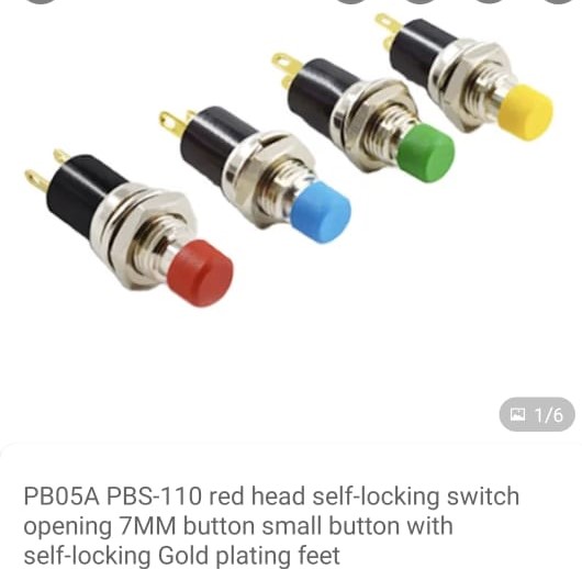 (image for) Latching switch Red (SWP100)