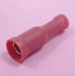 (image for) Insulated Crimp Bullet Socket Red 6-pack (TML117)