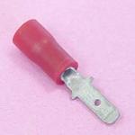 (image for) 3mm Part-Insulated Male Disconnect Red 6-pack (TML351)